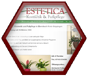 ESTETICA - Kosmetik & Fupflege